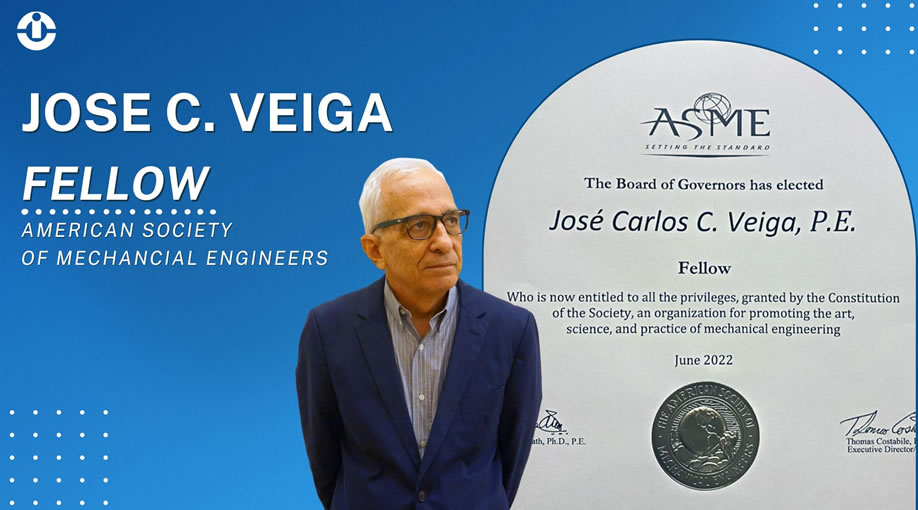 Jose Veiga awarded at the ASME