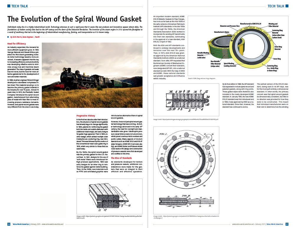 The Evolution of the Spiral Wound Gasket